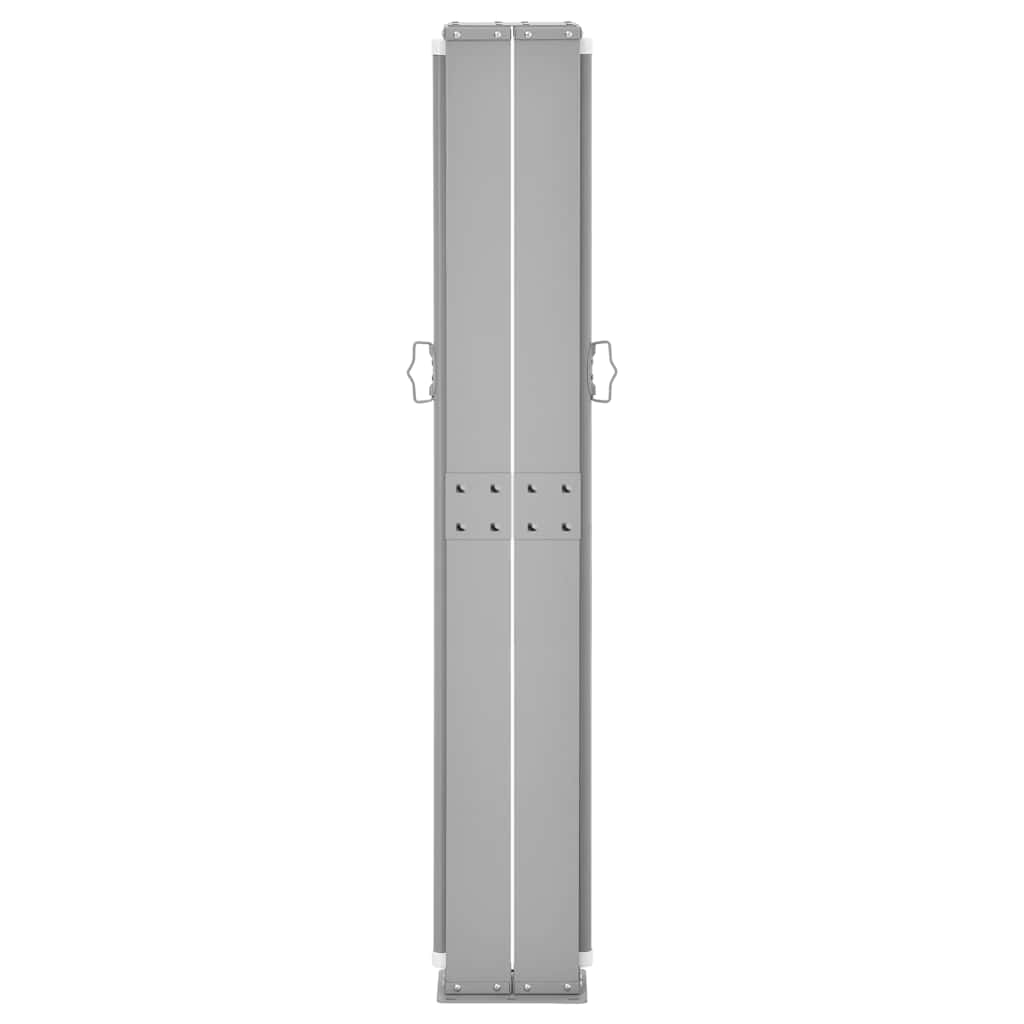 vidaXL Retractable Side Awning 160x600 cm Grey 5