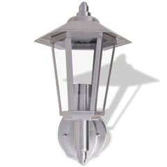 vidaXL Outdoor Uplight Wall Lantern Stainless Steel 3