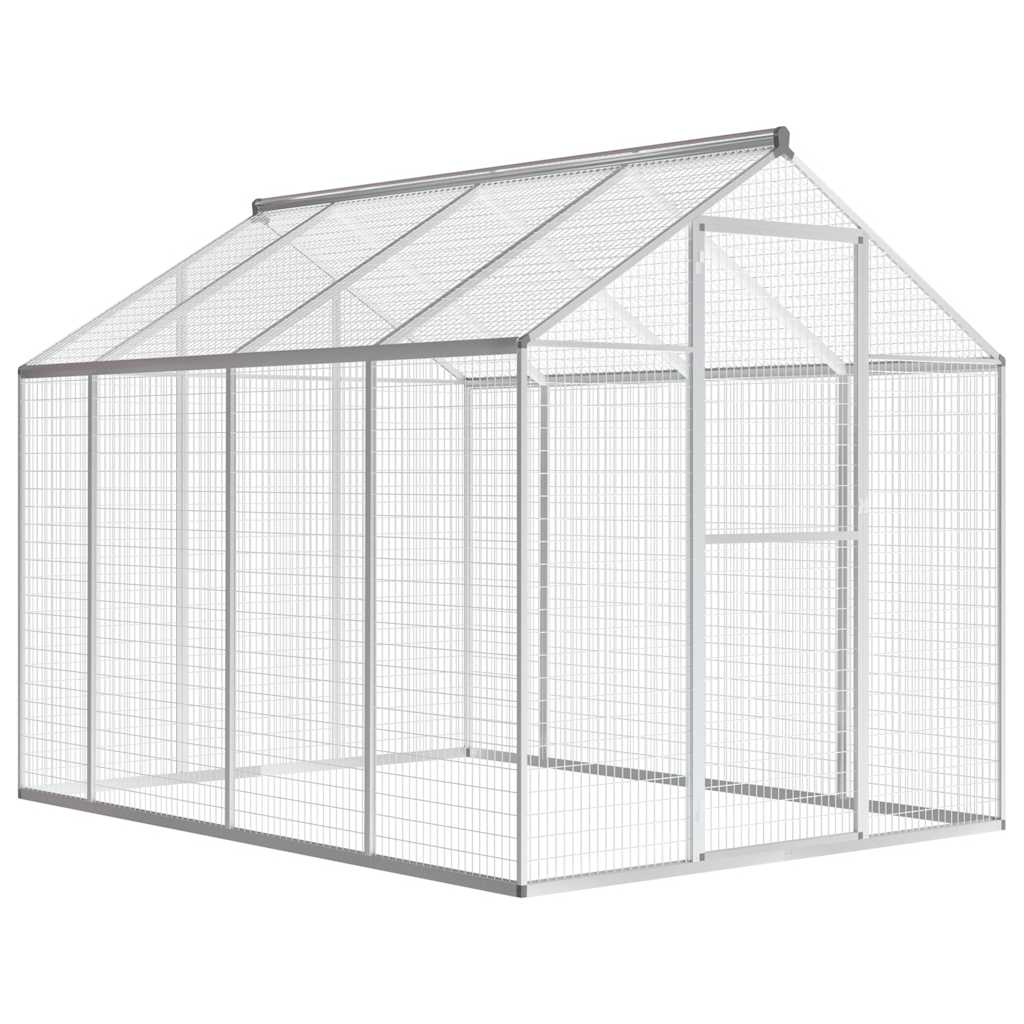 Outdoor Aviary Aluminium 178 cm 192 cm 242 cm