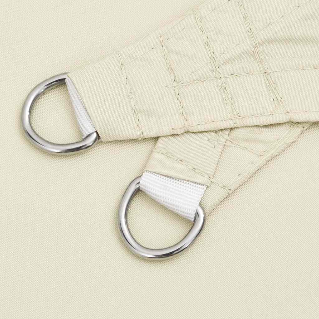 vidaXL Sunshade | Cream | PU coated oxford fabric | 5x5x5 m 5