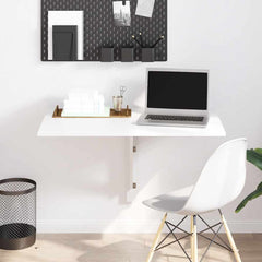 vidaXL Folding Table | White | Engineered wood | Compact | Foldable 1