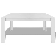 vidaXL Dining Table 140x80x75 cm White 3