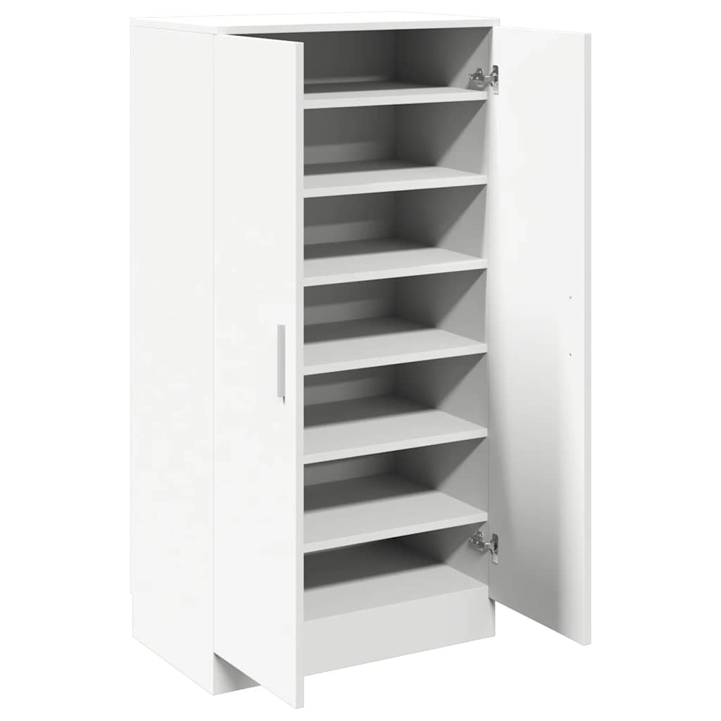 vidaXL Shoe Rack | White | Engineered Wood | Medium | Shoe Rack | Rectangular 3