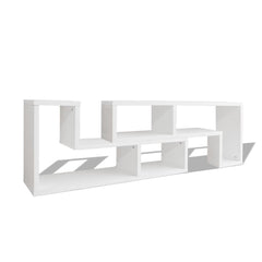 243066 vidaXL TV Cabinet Double L-Shaped White 2