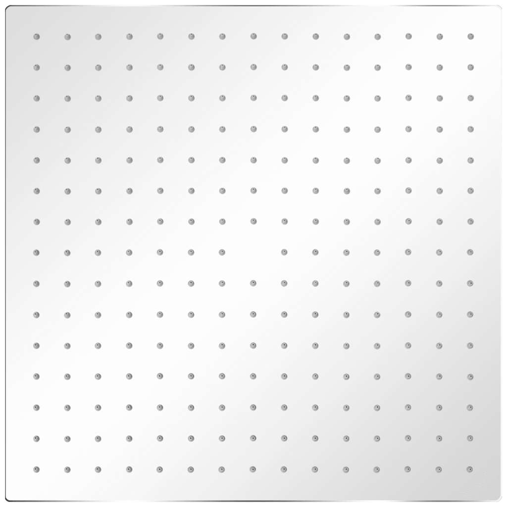 vidaXL Rain Shower Head Stainless Steel 40x40 cm Square 2