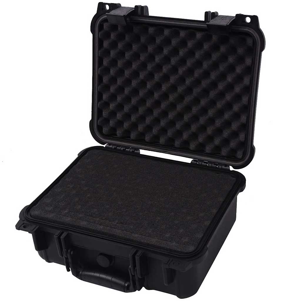 142168 vidaXL Protective Equipment Case 35x29,5x15 cm Black 3