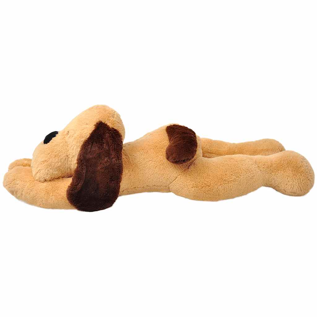 vidaXL Dog Cuddly Toy Plush Brown 120 cm 3