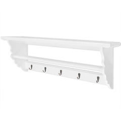 vidaXL Coat Rack | White | MDF | Medium | Coat Rack | Rectangular | Baroque 1