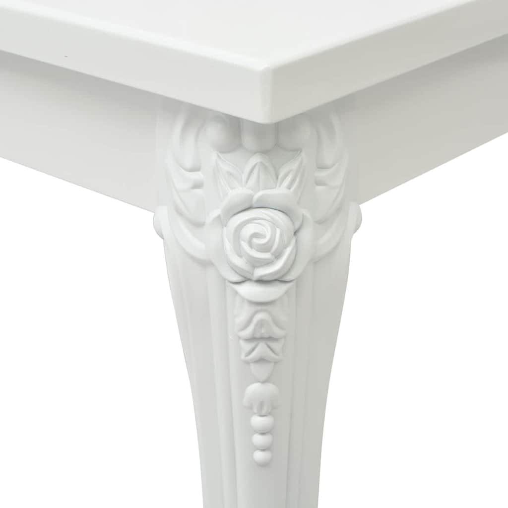 Coffee Table High Gloss White 100 cm 60 cm