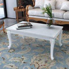 Coffee Table High Gloss White 100 cm 60 cm