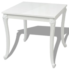 Dining Table High Gloss White
