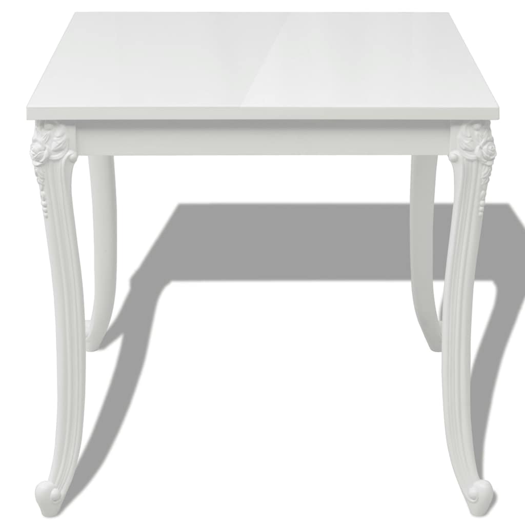 Dining Table High Gloss White