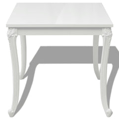 Dining Table High Gloss White