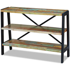 243274 vidaXL Sideboard 3 Shelves Solid Reclaimed Wood 4