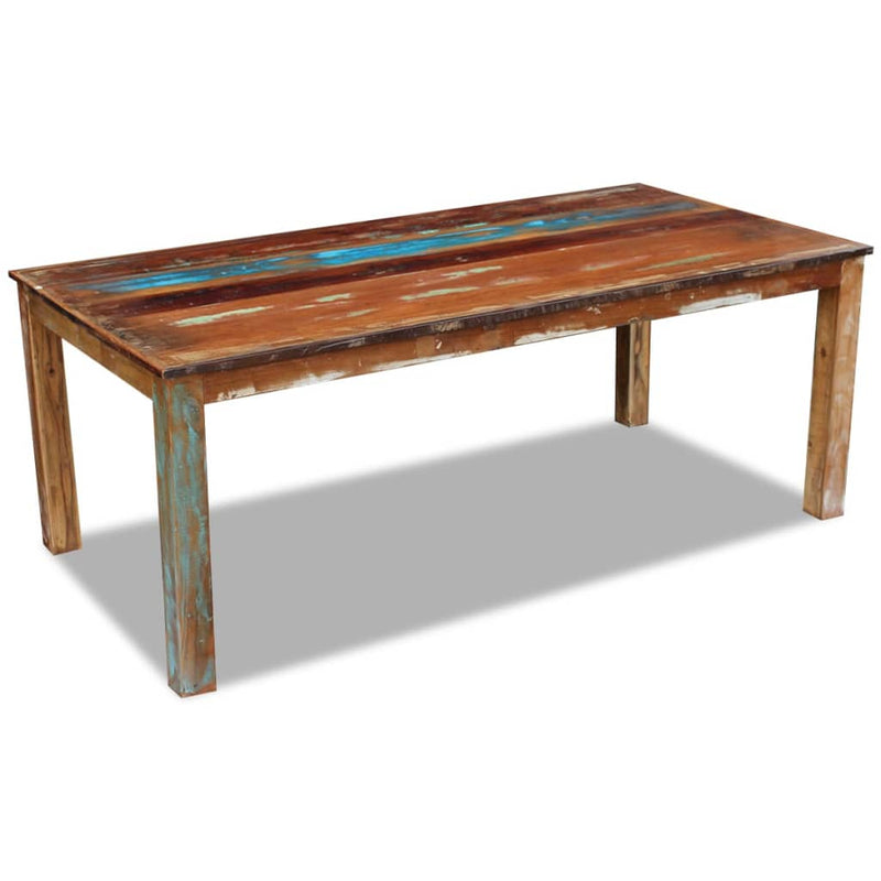 Dining Table Solid Reclaimed Wood 200x100x76 cm