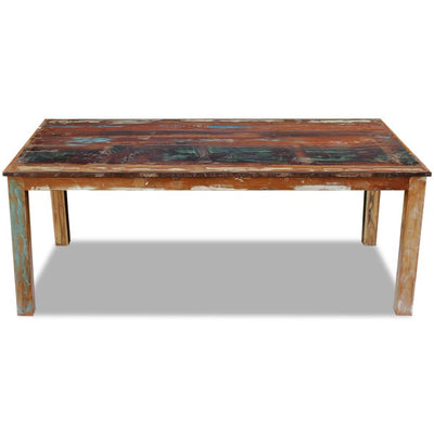 Dining Table Solid Reclaimed Wood 200x100x76 cm