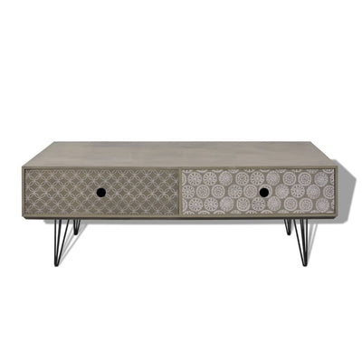 Coffee Table 100x60x35 cm Grey