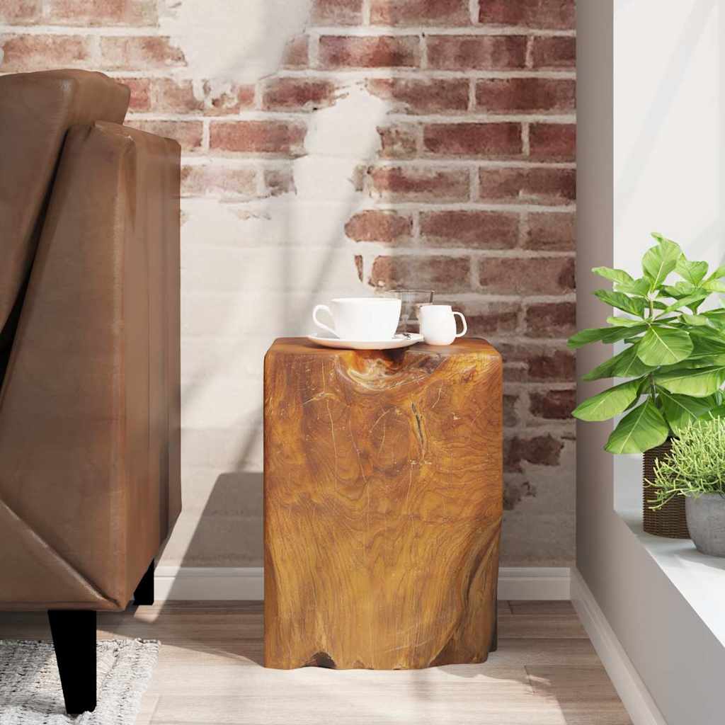 243469 vidaXL Stool Solid Teak Wood 1