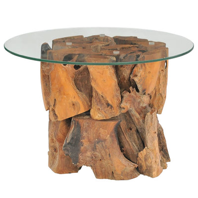 Coffee Table Solid Teak Driftwood 60 cm