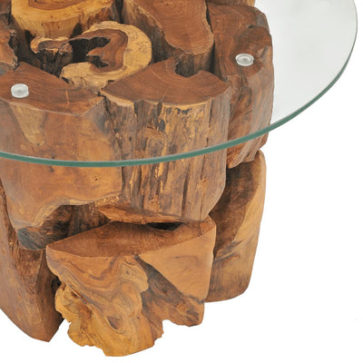 Coffee Table Solid Teak Driftwood 60 cm