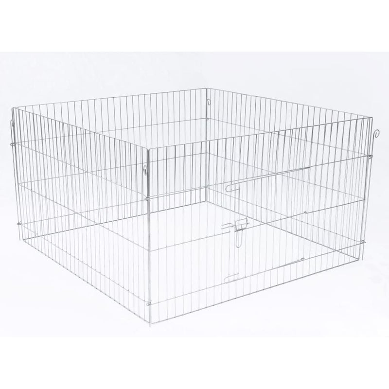 @Pet Outdoor Pet Enclosure Complete 116x116x65 cm Metal