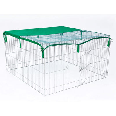 @Pet Outdoor Pet Enclosure Complete 116x116x65 cm Metal