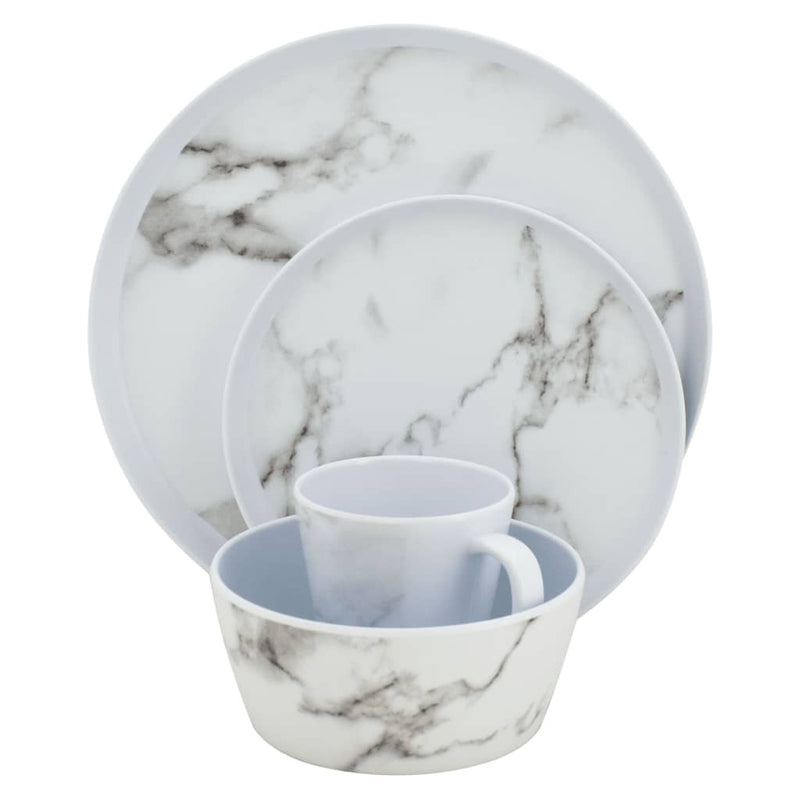 Eurotrail 16 Piece Tableware Set Marble