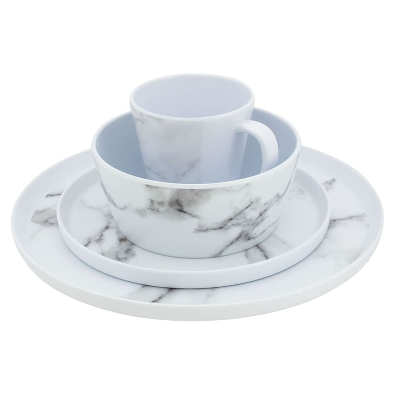 Eurotrail 16 Piece Tableware Set Marble