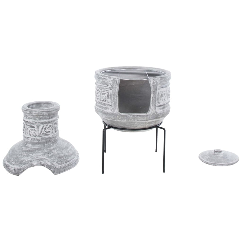 RedFire Fireplace Acopulco Clay Light Grey