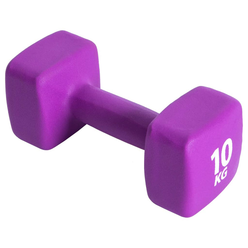 Pure2Improve Dumbbell 10 kg Neoprene Purple