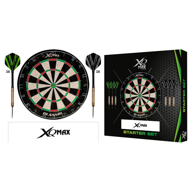 XQmax Darts 6 Piece Starter Dart Set 18 g Brass Steel