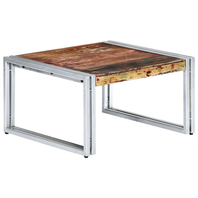 Coffee Table 60x60x35 cm  Solid Reclaimed Wood