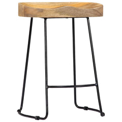 vidaXL Gavin Bar Stools 2 pcs Solid Mango Wood 2