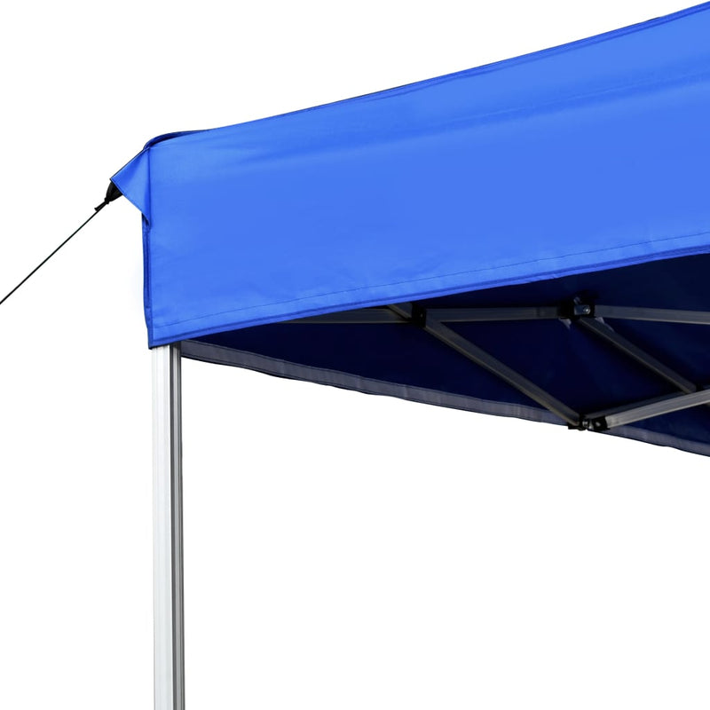 Professional Folding Party Tent Aluminium 4.5x3 m Blue