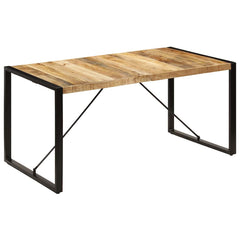 vidaXL Dining Table 160x80x75 cm Solid Mango Wood 1