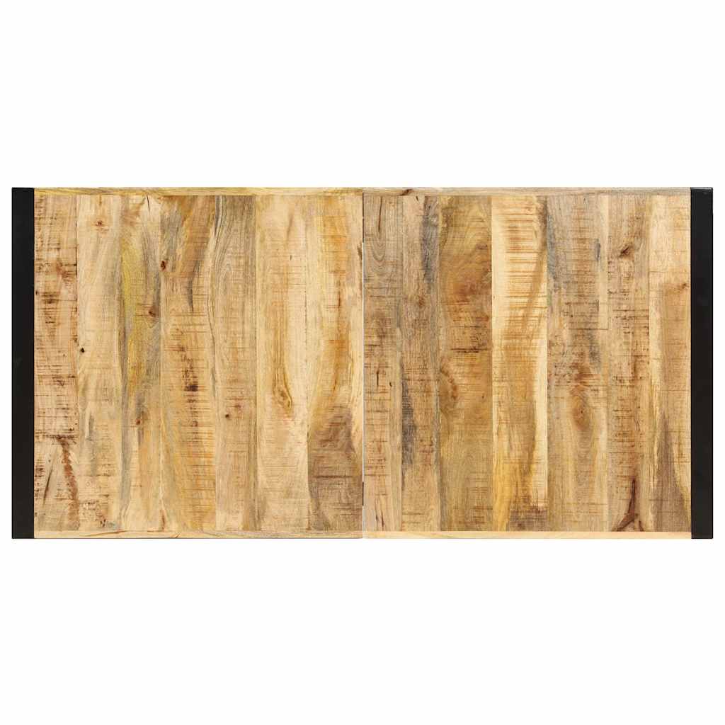 vidaXL Dining Table 160x80x75 cm Solid Mango Wood 6