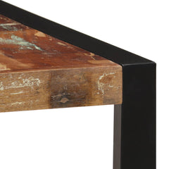 vidaXL Dining Table 160x80x75 cm Solid Reclaimed Wood 4