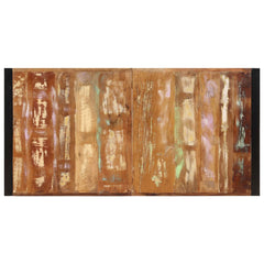 vidaXL Dining Table 160x80x75 cm Solid Reclaimed Wood 6