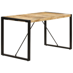 vidaXL Dining Table 140x70x75 cm Solid Mango Wood 3
