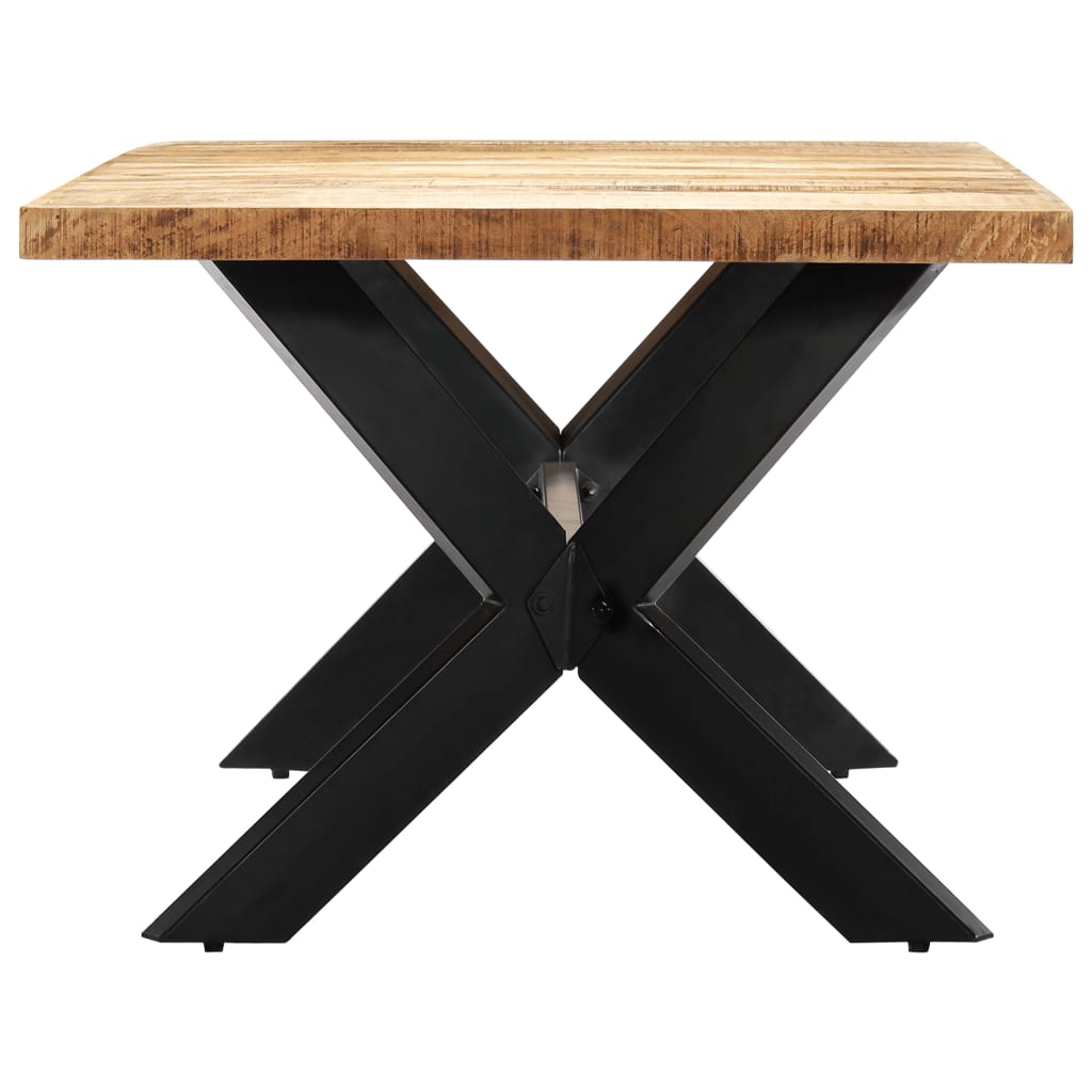 vidaXL Dining Table 200x100x75 cm Solid Mango Wood 3