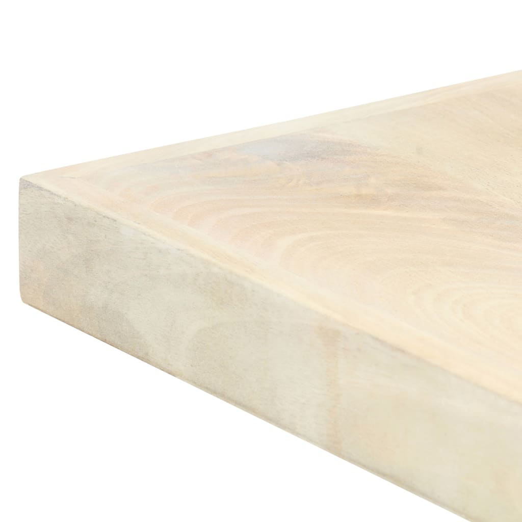 vidaXL Dining Table White 200x100x75 cm Solid Mango Wood 5