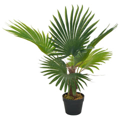 vidaXL Artificial Plant | Green and brown | Plastic and wood | Medium 1