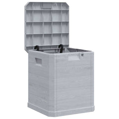 vidaXL Storage Box | Light Grey | Plastic | Medium | Storage Box | Rectangular 2
