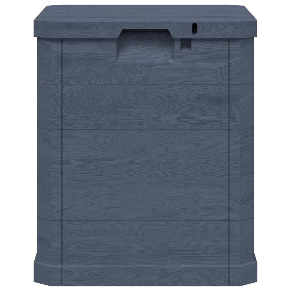 vidaXL Storage Box | Anthracite | Plastic (with wood effect) | Compact 4