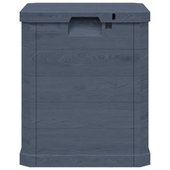 vidaXL Storage Box | Anthracite | Plastic (with wood effect) | Compact 4