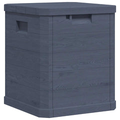 vidaXL Storage Box | Anthracite | Plastic (with wood effect) | Compact 6