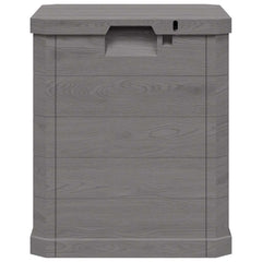 vidaXL Storage Box | Brown | Plastic | Medium | Garden Storage Box | Square 4