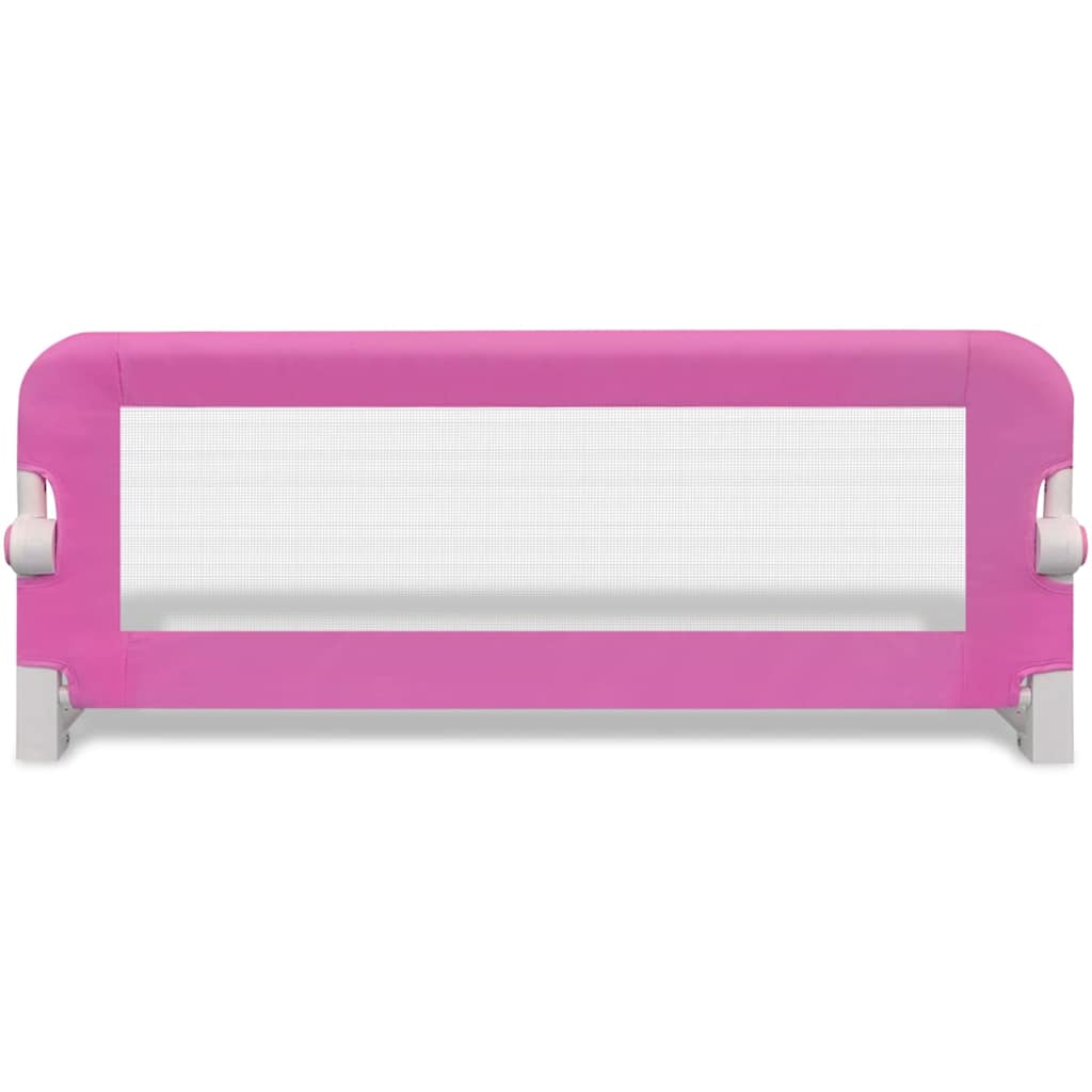 vidaXL Toddler Safety Bed Rail 2 pcs Pink 102x42 cm 4