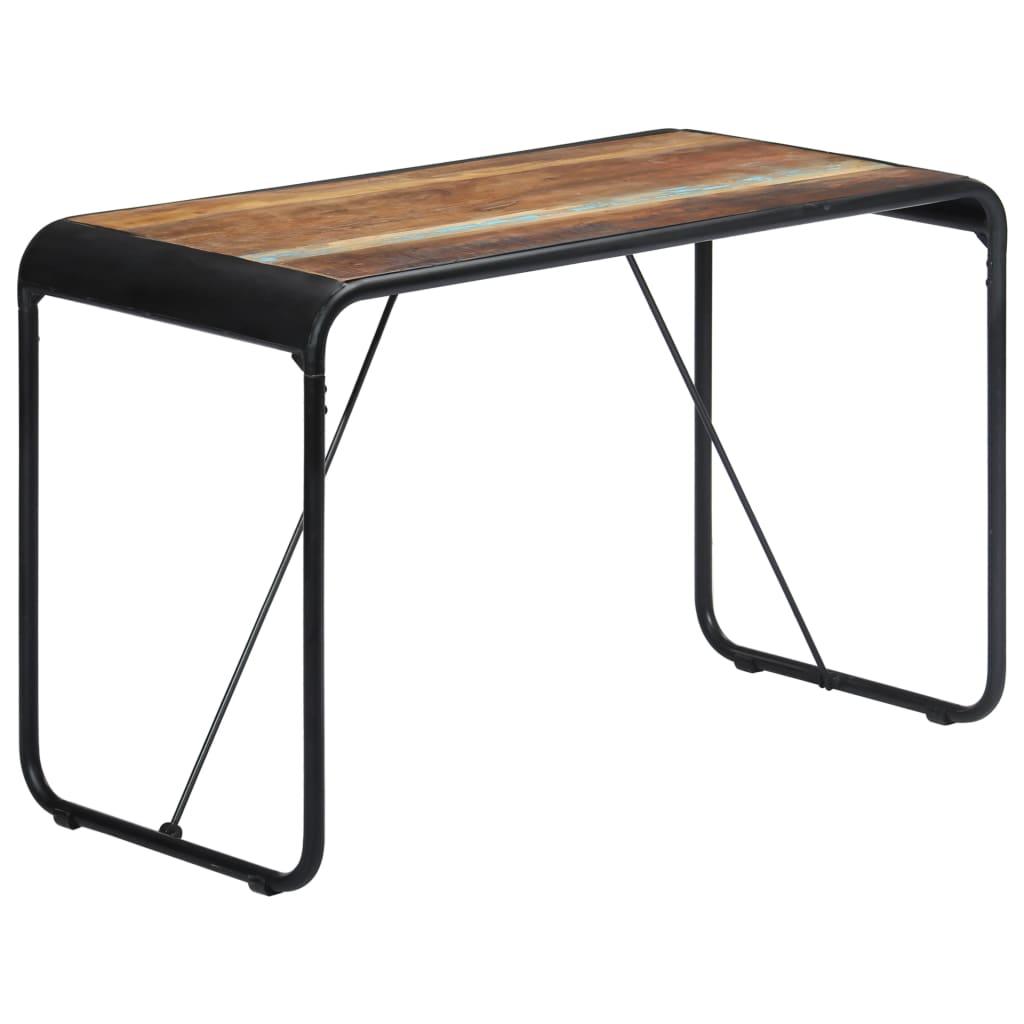 vidaXL Dining Table 118x60x76 cm Solid Reclaimed Wood 1