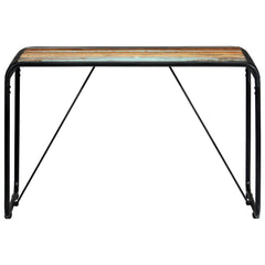 vidaXL Dining Table 118x60x76 cm Solid Reclaimed Wood 2